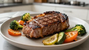 Perfecte entrecote bereid in de Airfryer met een mals en sappig resultaat.