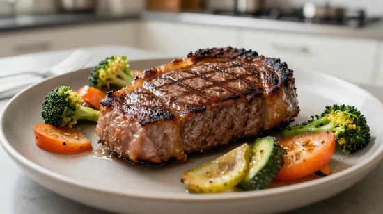 Perfecte entrecote bereid in de Airfryer met een mals en sappig resultaat.