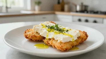 Heerlijke feta in de Airfryer met een krokante korst voor extra smaak.