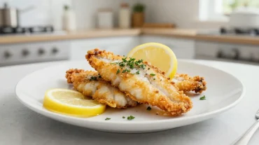 Heerlijke heekfilets bereid in de Airfryer, perfect voor een gezonde maaltijd.