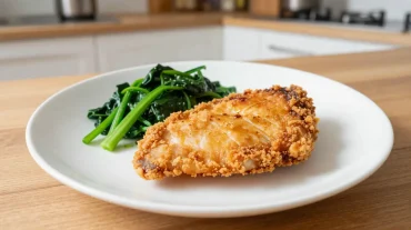 Heerlijke kip met spinazie bereid in de Airfryer voor een perfecte maaltijd.