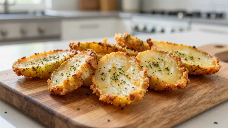 Heerlijke knolselder bereid in de Airfryer voor een krokante smaak.