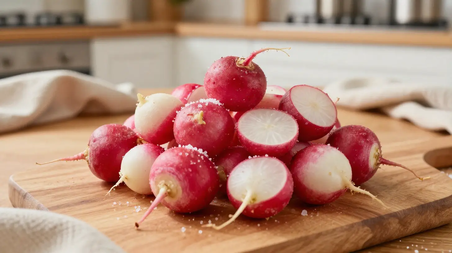 Geroosterde radijsjes uit de Airfryer met een perfecte bite en heerlijke smaak.