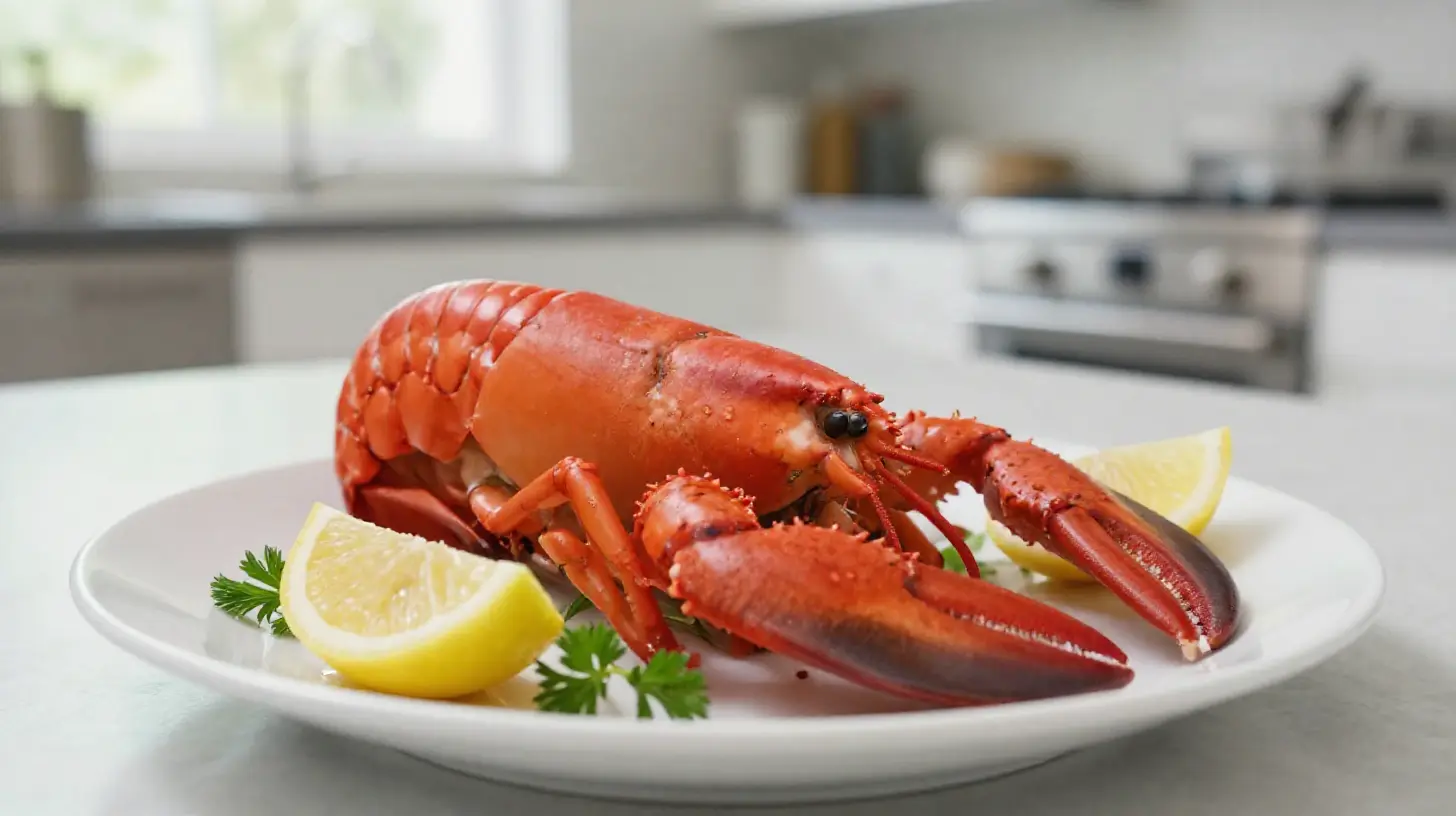 Heerlijke rivierkreeft bereid in de Airfryer voor een knapperige bite.
