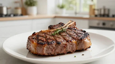 Heerlijke T-bone steak bereid in de Airfryer voor een perfect resultaat.