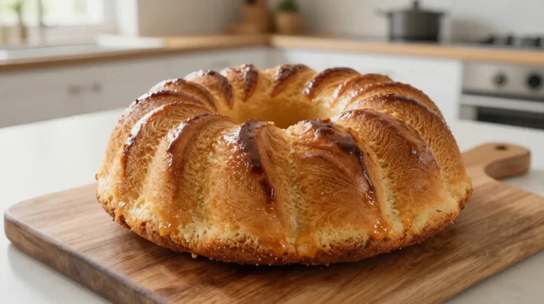 Heerlijke tulband cake gebakken in de Airfryer voor een perfecte luchtige textuur.